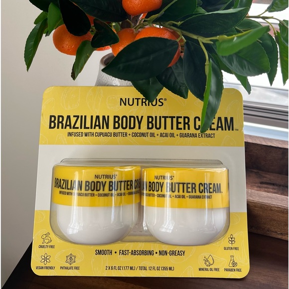 nutrius Skincare Nutrius Brazilian Body Butter Cream Infused With